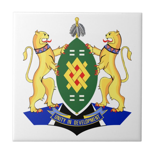Johannesburger Flagge Fliese (Vorderseite)