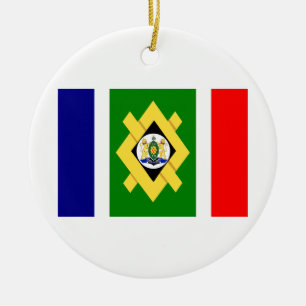 Johannesburger Flagge Keramikornament