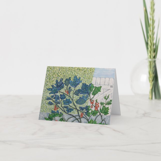 Johannisbeere-Beeren Karte (Vorderseite)