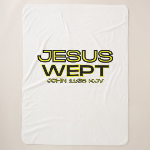 John 11:35 Bible Verse KJV Zitat Sherpadecke