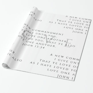 John 13:34 Enveloppe cadeau Papier d'enveloppement