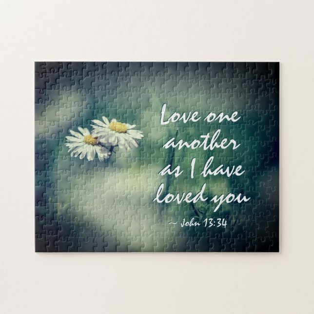 John 13:34 Liebe einander, wie ich dich geliebt ha (Horizontal)