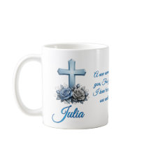 John 13:34 Personalisierter Rosenkaffeebecher