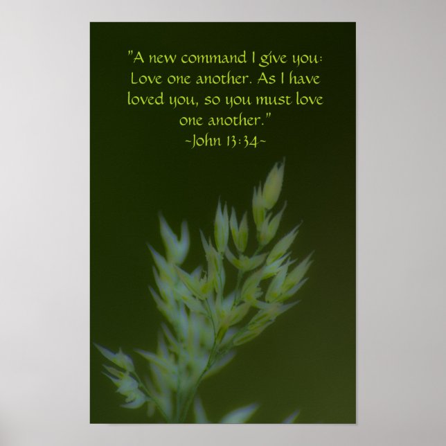 John 13:34 poster (Vorne)
