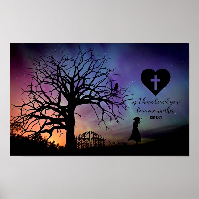 John 13:34 poster (Vorne)