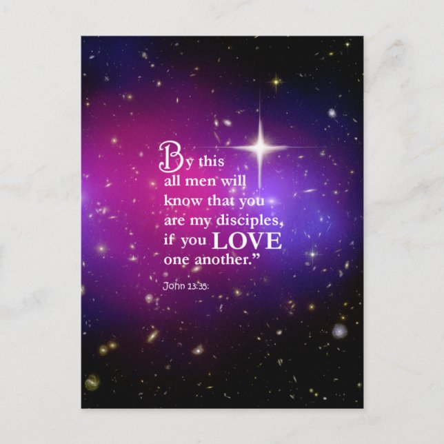John 13:35 postkarte (Vorderseite)