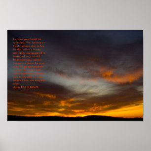 John 14:1-3 Poster