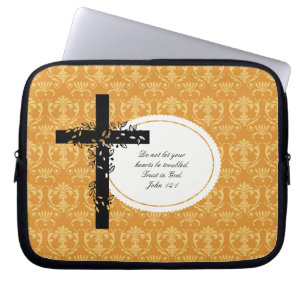 John 14:1 Notebook- oder Netbook Carrier Sleeve