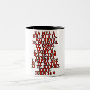 John-14:6 Maori- Zweifarbige Tasse