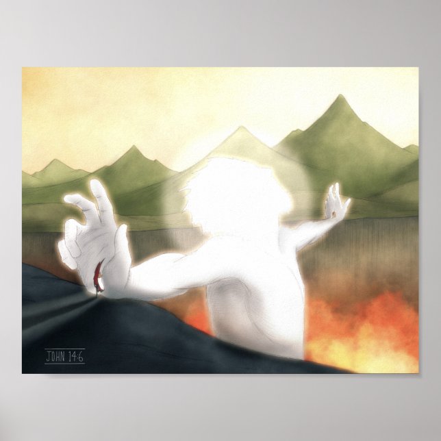 John 14:6 poster (Vorne)
