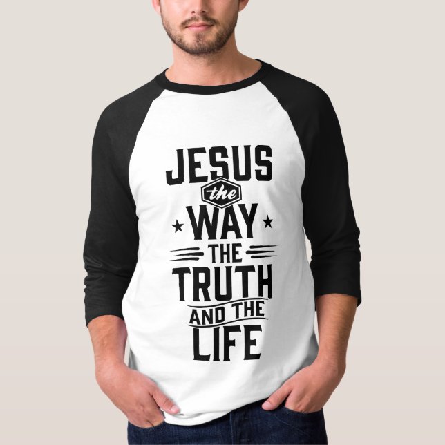 John 14:6 T-Shirt (Vorderseite)