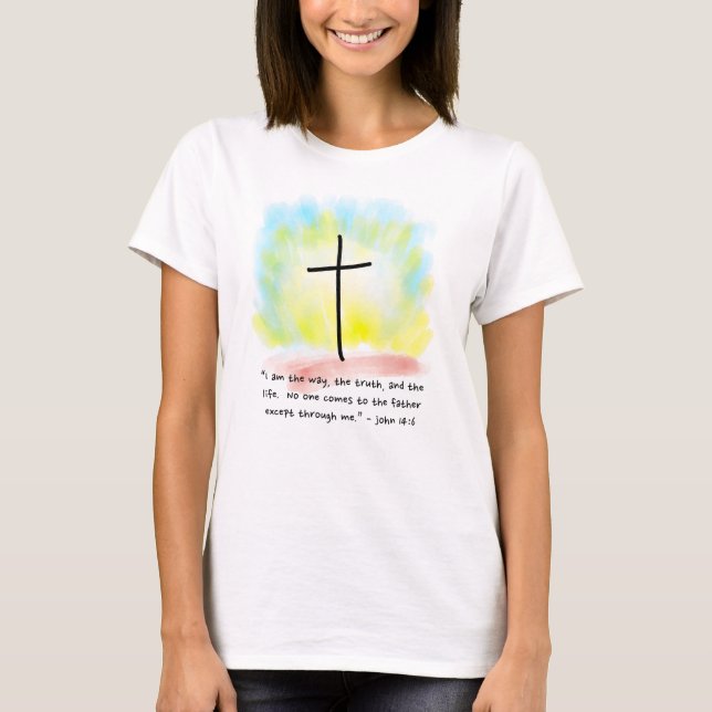 JOHN 14:6 T - Shirt von Frauen (Vorderseite)