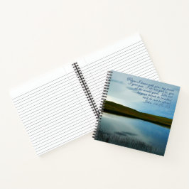 John 14 Peace Scripture Inspirational Notizbuch