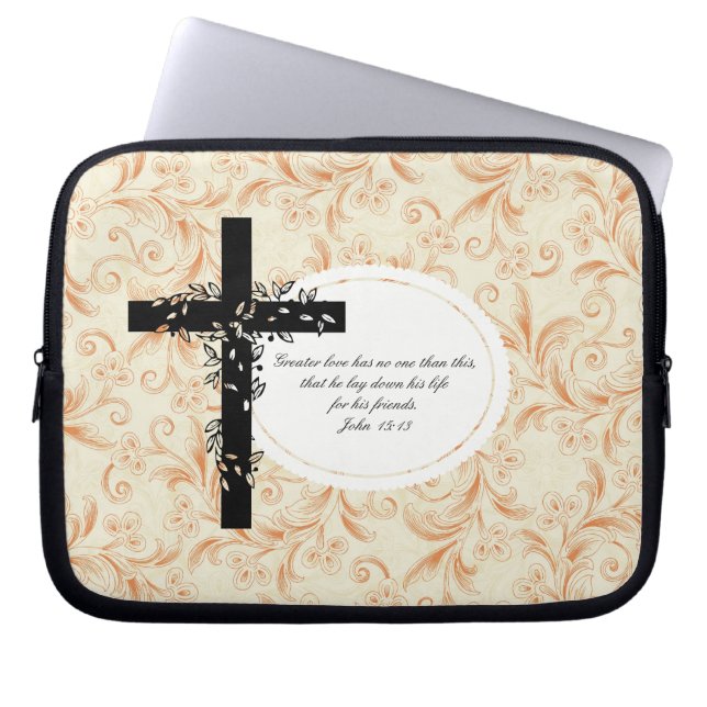 John 15:13 Laptop oder Netbook Carrier Sleeve (Vorderseite)