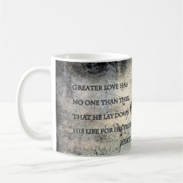 John 15:13 Tasse der Schrift