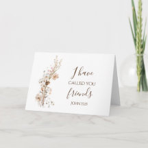 John 15:15 Ich habe dich Freunde Bible Verse genan