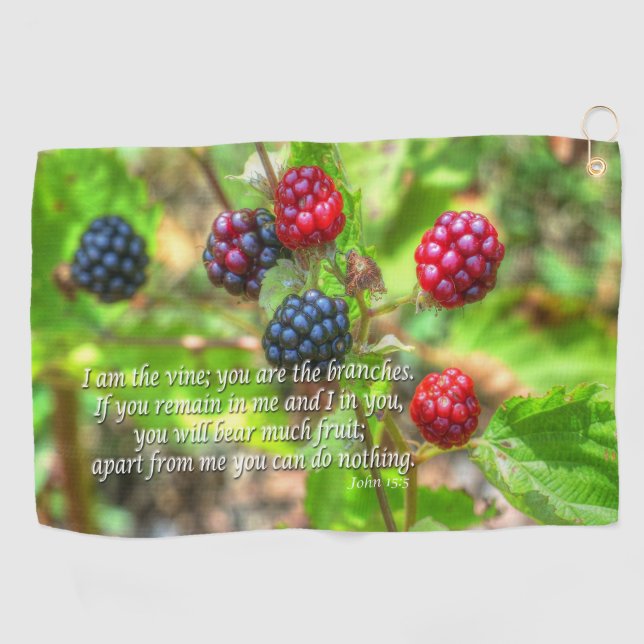 John 15:5 golfhandtuch (Horizontal)