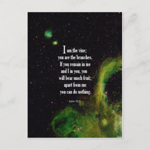 John 15:5 postkarte