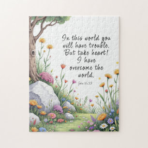 John 16:33 Bibelvers Bild Poster