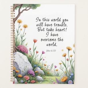 John 16:33 Bibelvers Bild Poster Planer