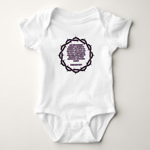 John 19:2-3 KJV Bible Verse Scripture Unisex Baby Strampler