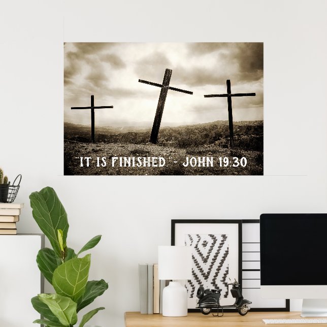 JOHN 19:30 Poster (Heimbüro)