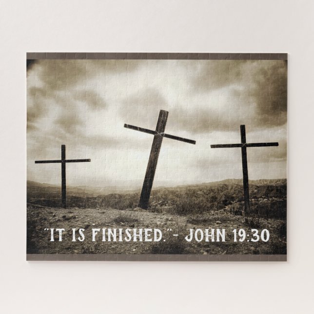 JOHN 19:30 Puzzle (Horizontal)