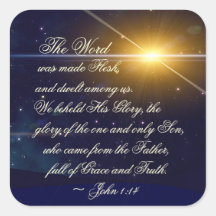 John 1:14 Wir haben seine Herrlichkeit, Bibelverse