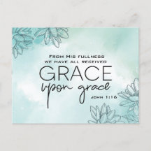 John 1:16 Wir alle haben Grace auf Grace empfangen