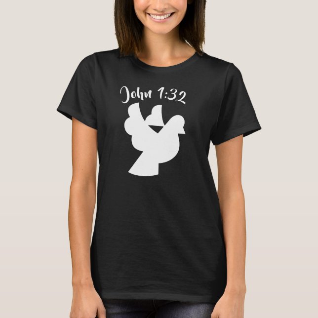 John 1:32 Women's Basic T - Shirt (Vorderseite)