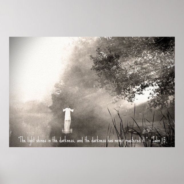 JOHN 1:5-Poster Poster (Vorne)