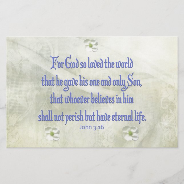 John 316 Dogwood Briefpapier (Vorderseite)