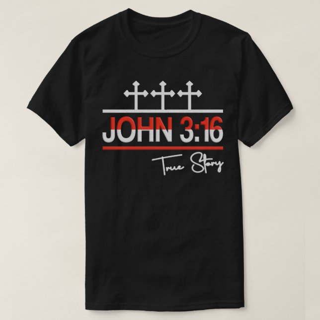 John 316 True Story Christlich Pullover (Design vorne)