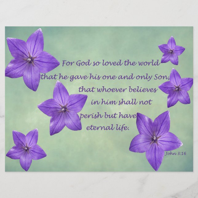 John 3:16 (Vorderseite)