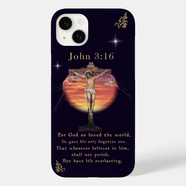 John 3:166 Case-Mate iPhone 14 plus hülle (Rückseite)