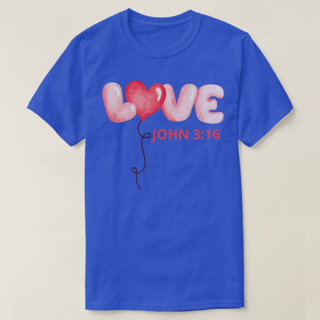 John 3 16 1 T-Shirt (Design vorne)