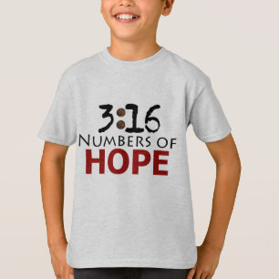 John-3:16, Anzahlen der christlichen Nachricht der T-Shirt