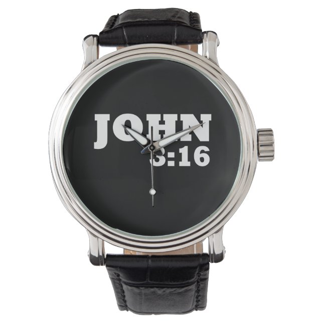 John 3:16 armbanduhr (Vorderseite)