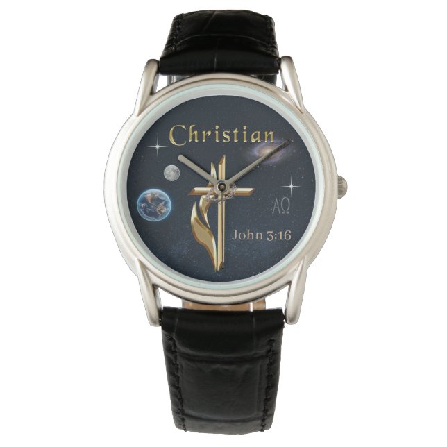 John 3:16 armbanduhr (Vorderseite)