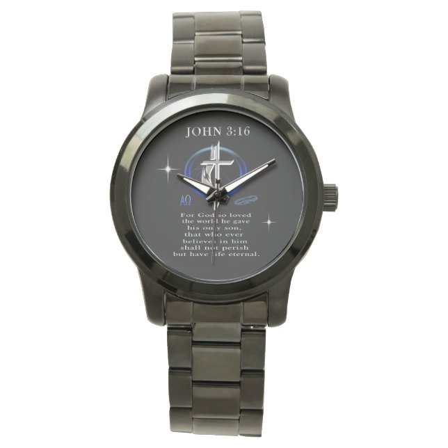 John 3:16 armbanduhr (Vorderseite)