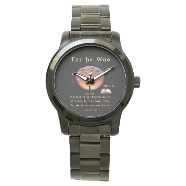 John 3:16 armbanduhr (Vorderseite)