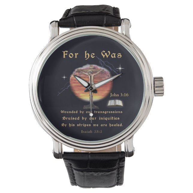 John 3:16 armbanduhr (Vorderseite)