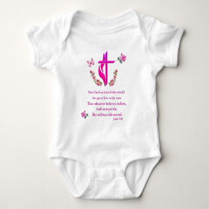 John 3:16 baby strampler