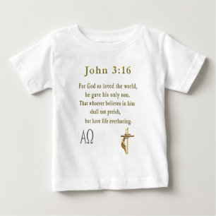 John 3:16 baby t-shirt