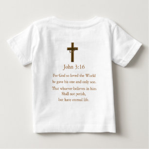 John 3:16 baby t-shirt