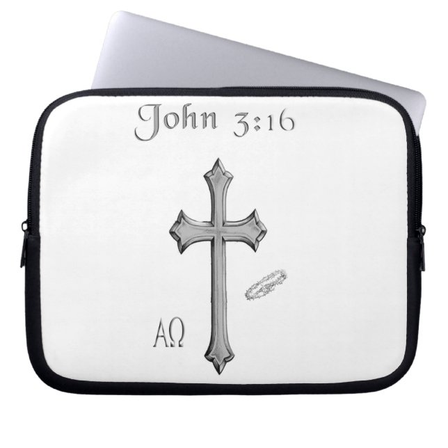 John 3:16 Bekleidung Laptopschutzhülle (Vorderseite)