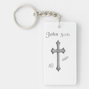 John 3:16 Bekleidung Schlüsselanhänger