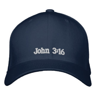 John-3:16 Bestickte Baseballkappe
