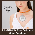 John 3:16 Bibelangebot Sterling Silberkette<br><div class="desc">John 3:16 Christliche Geschenke</div>