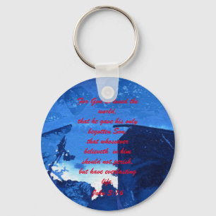 John 3:16 Bibelschrift Heil Wahrheit Schlüsselanhä Schlüsselanhänger